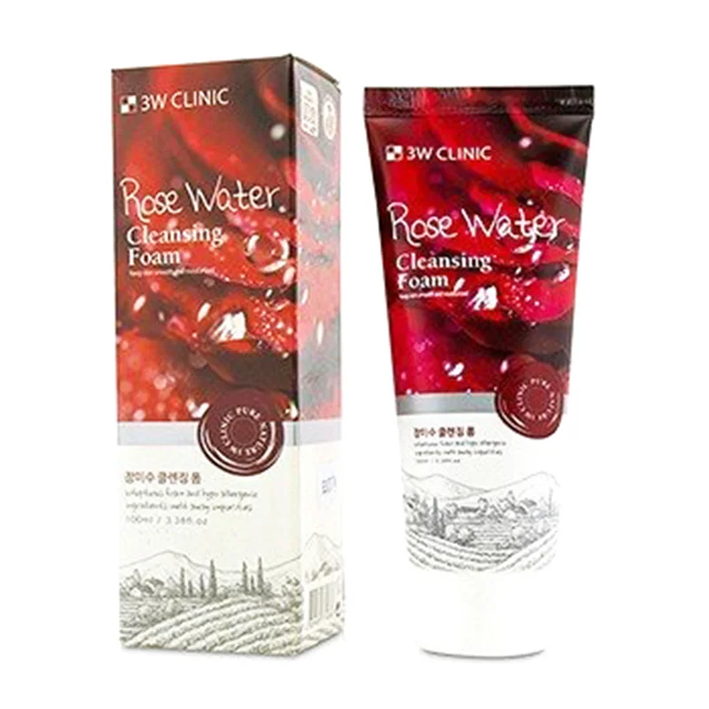 3W-Clinic-Rose-Cleansing-Foam-100ml