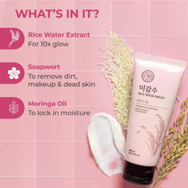 The-Face-Shop-Rice-Water-Bright-Cleansing-Foam-150ml